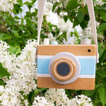 Vintage Camera Music Box (Blue)