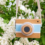 Vintage Camera Music Box (Blue)