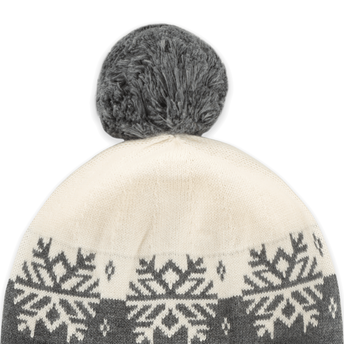 Ski Day Knit Beanie Hat (Charcoal)