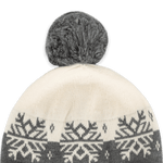 Ski Day Knit Beanie Hat (Charcoal)