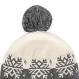 Ski Day Knit Beanie Hat (Charcoal)