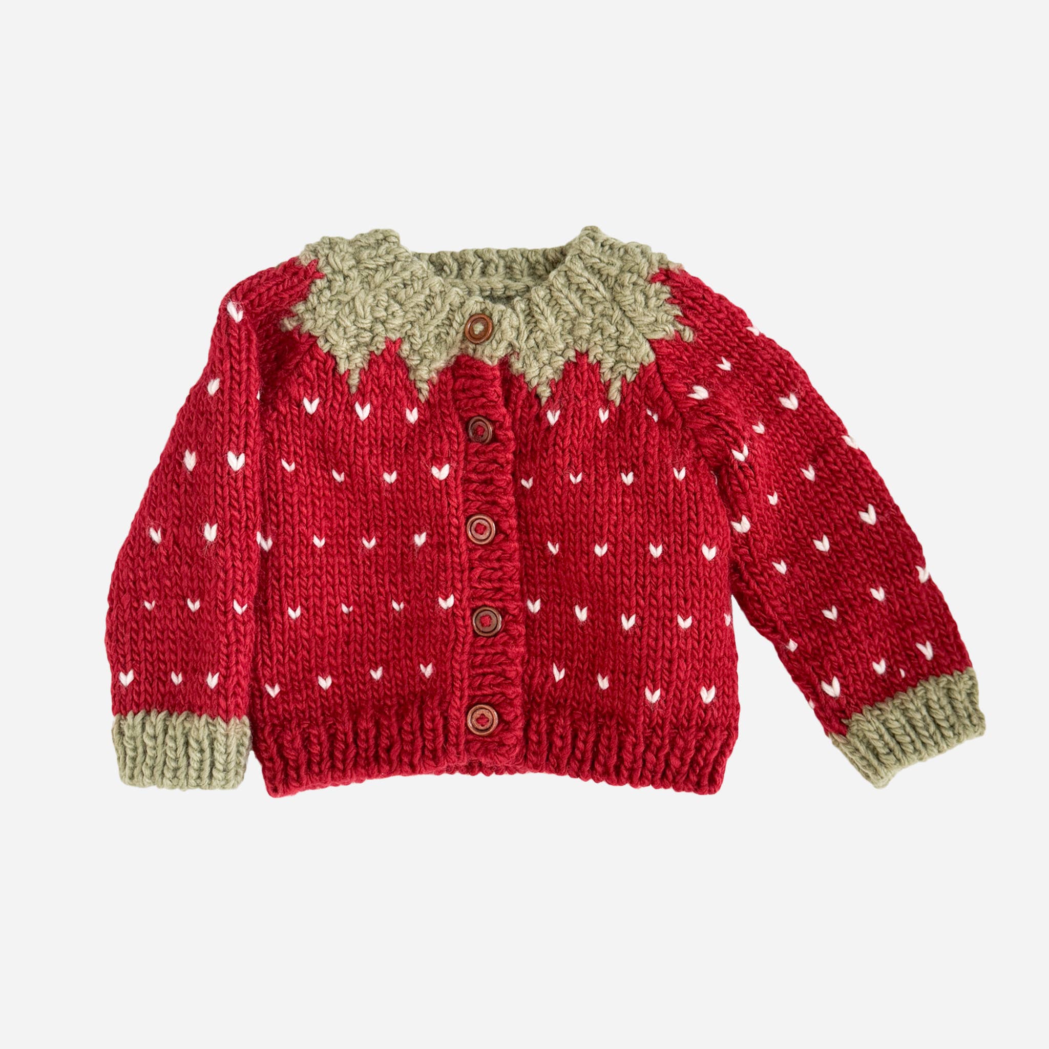 Strawberry Cardigan (Red)