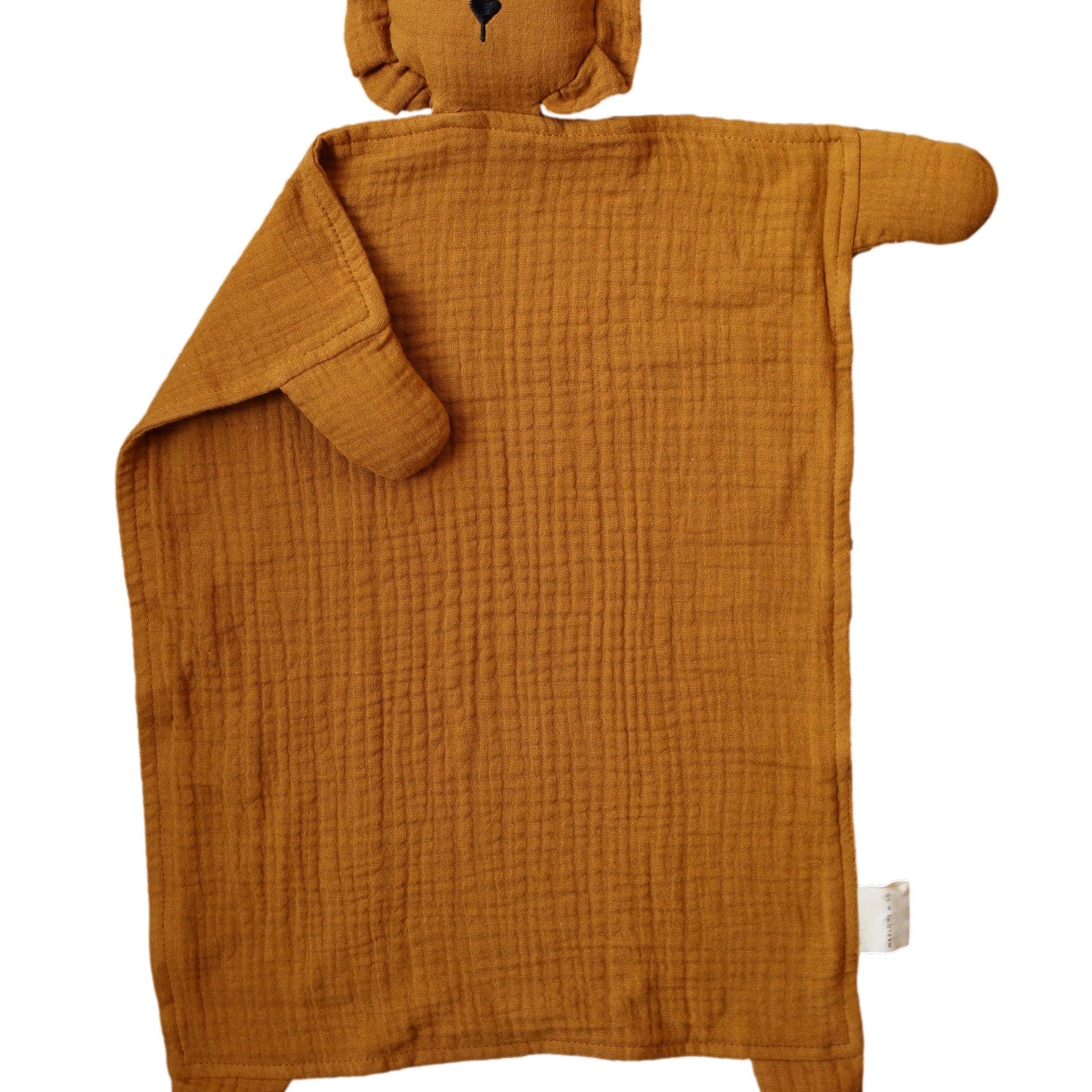 Lion Lovey Blanket (Toffee)