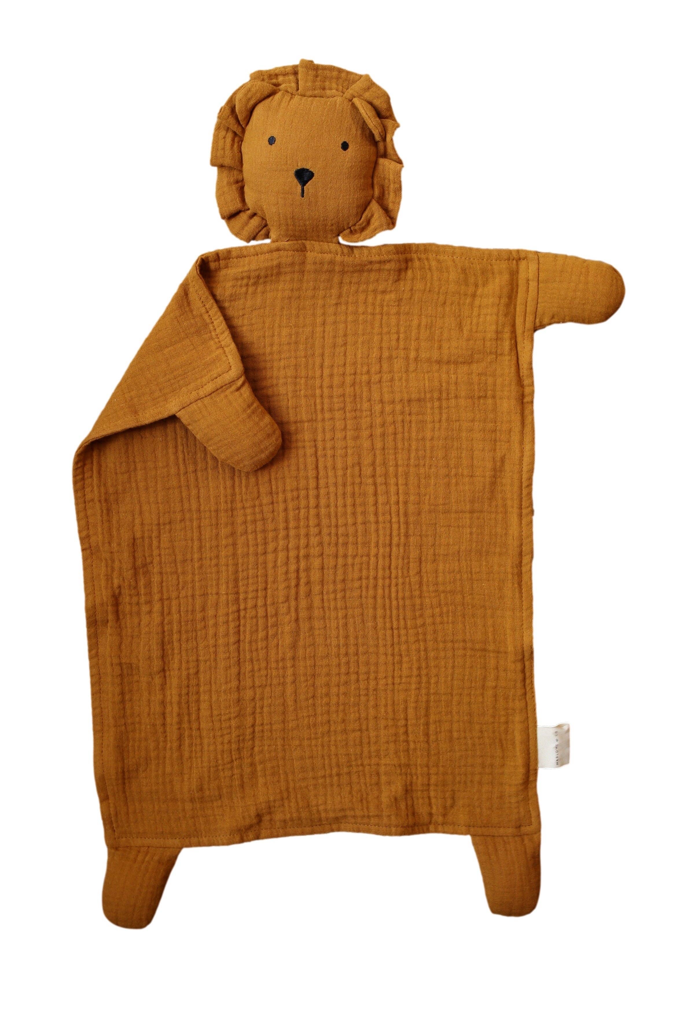 Lion Lovey Blanket (Toffee)