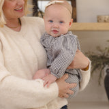 Mia Top + Bloomer Set (Midnight Gingham)