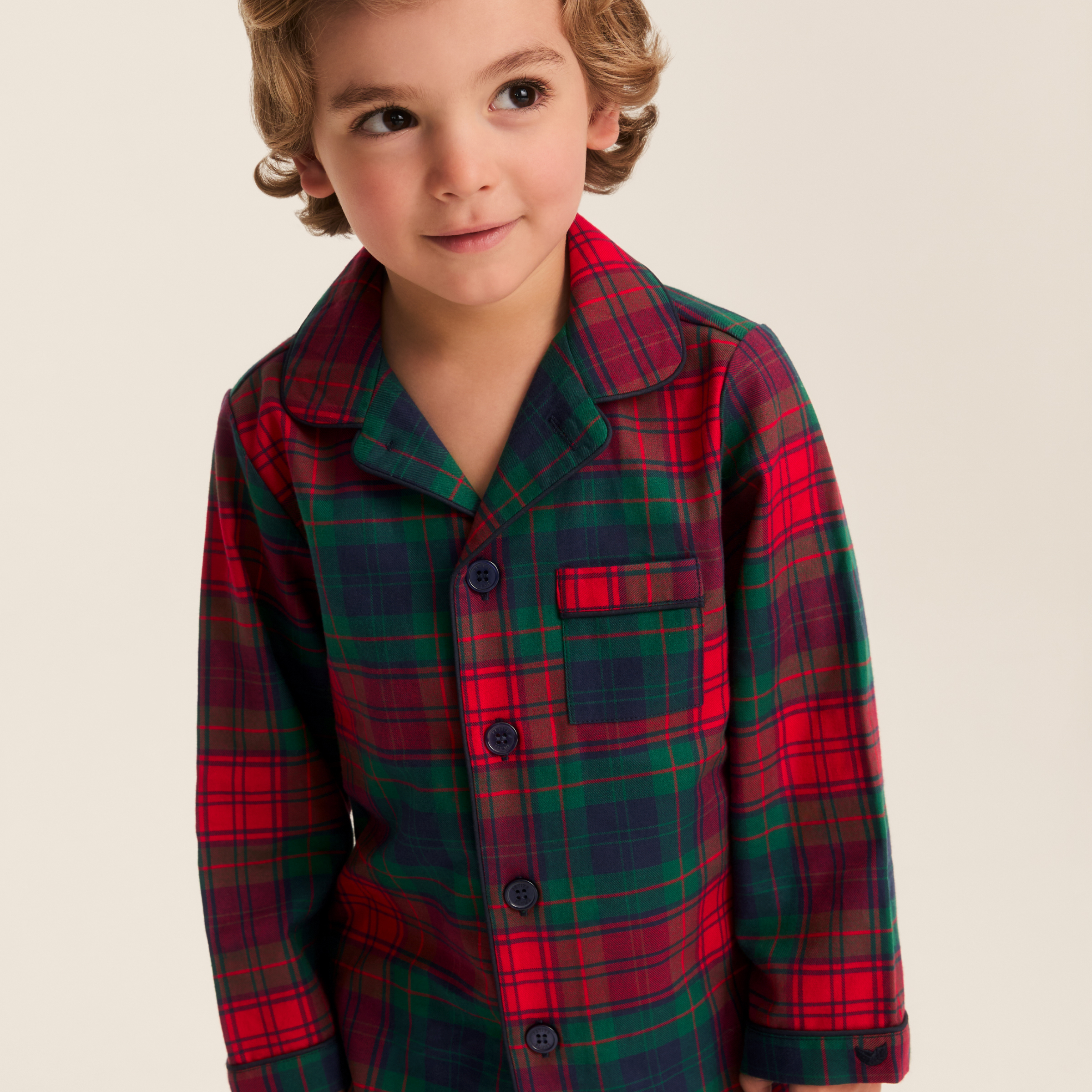 Children's Twill Pajama Set (St. James Tartan)