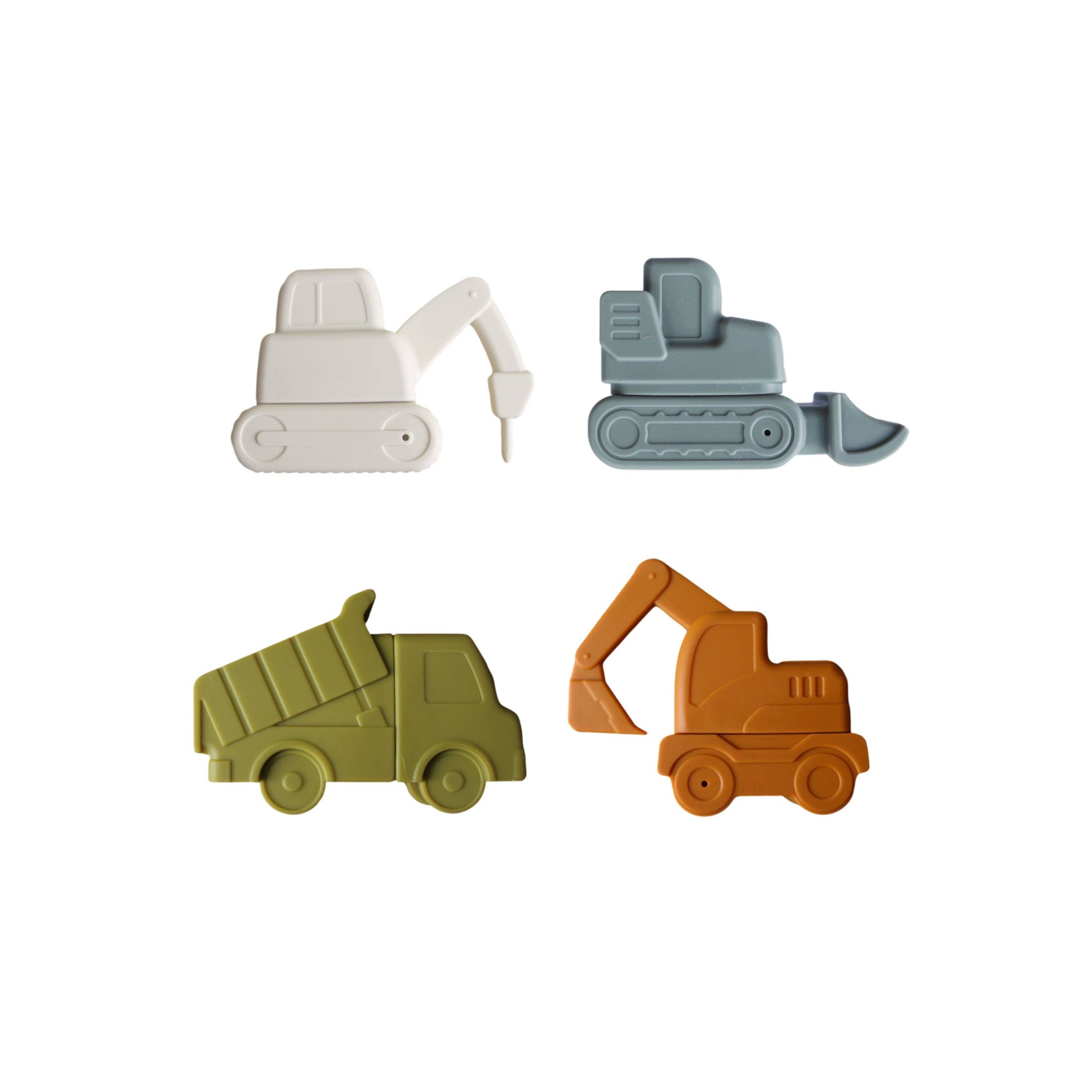 Silicone Bath Toy (Construction Vehicle)