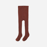 Ribbed Tights (Brick)