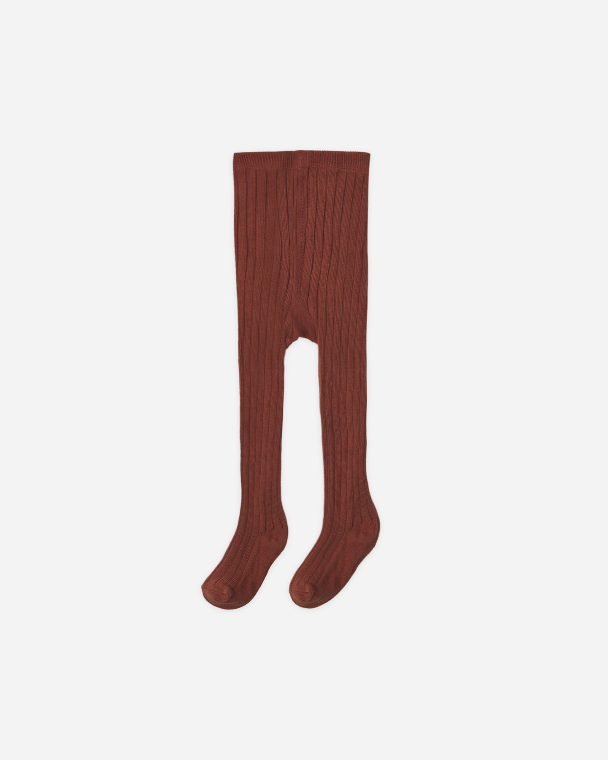 Ribbed Tights (Brick)