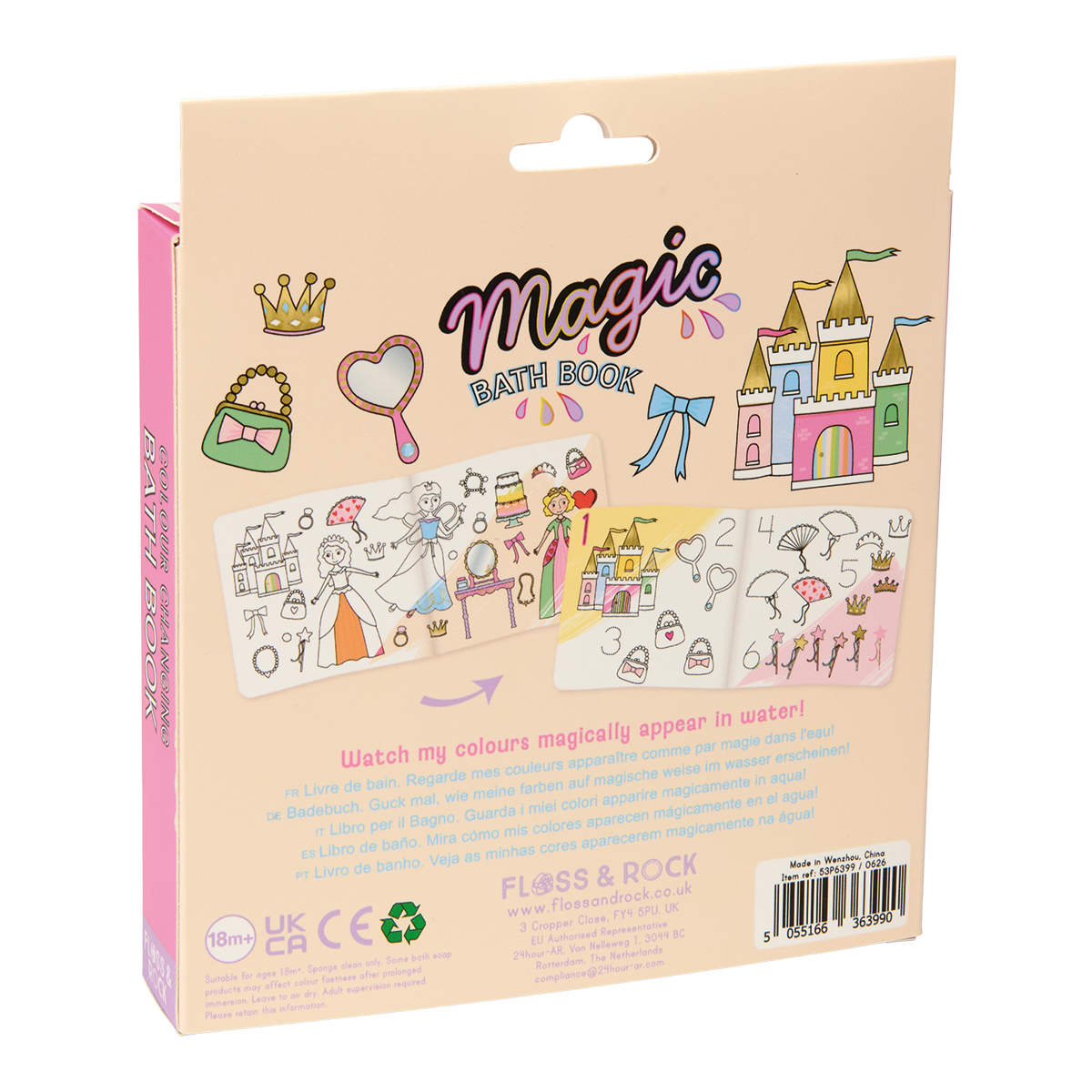 Princess Magic Water Bath Book