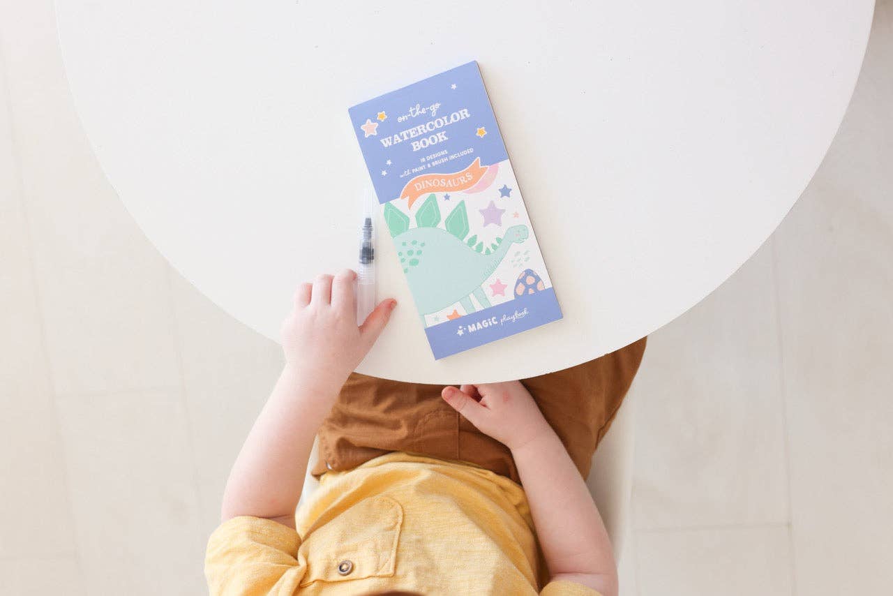 Watercolor Book for Kids (Dinosaur)