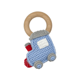 Crochet Woodring Rattle (Train)