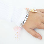Crushed Glass Bead Stretch Bracelet (Dance)