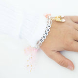 Crushed Glass Bead Stretch Bracelet (Dance)
