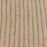 Knit Ribbed Organic Blanket (Hazelnut Sprinkle)