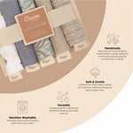 Sea Life Wash Cloth Set (5-pack)