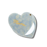 Mama Heart Compact Mirror (Baby Blue)