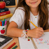 Beaded Stretch Bracelet (Kindergarten Cutie)