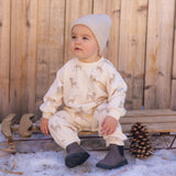 Raglan Jumpsuit (Leopards)