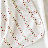 Hooded Towel (Strawberry Stripe)