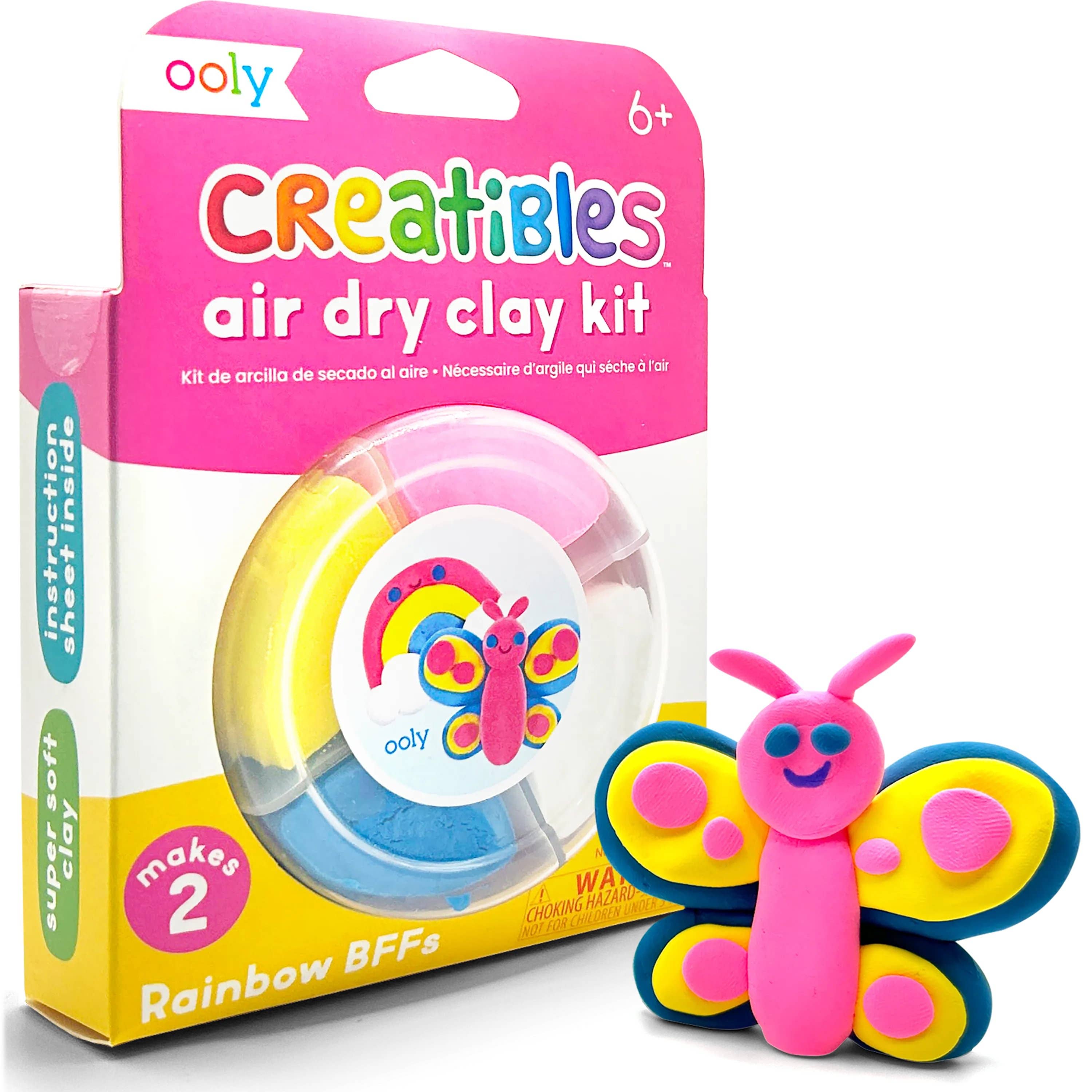 Creatibles D.I.Y. Air-Dry Clay Kit (Rainbow BFFs)