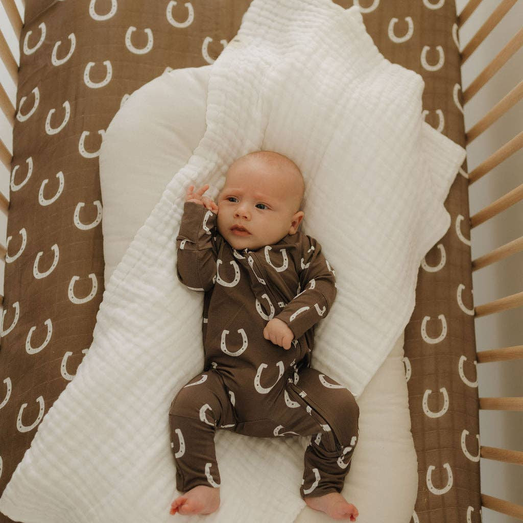 Bamboo Zip Pajamas (Giddy Up)