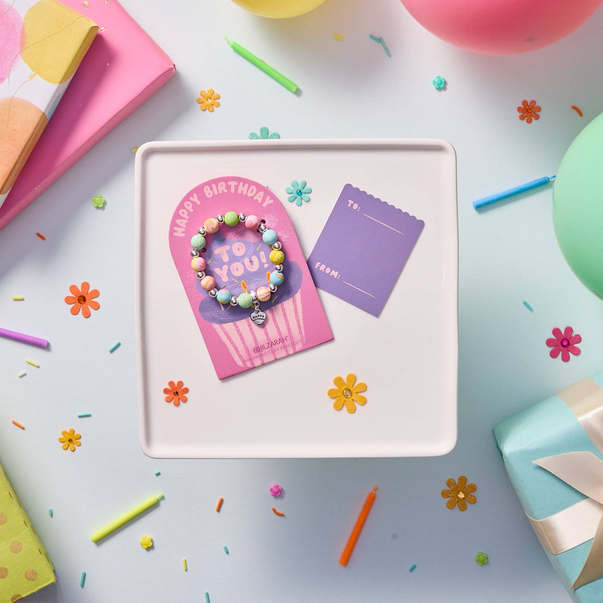 Birthday Cheers Charm Bracelet