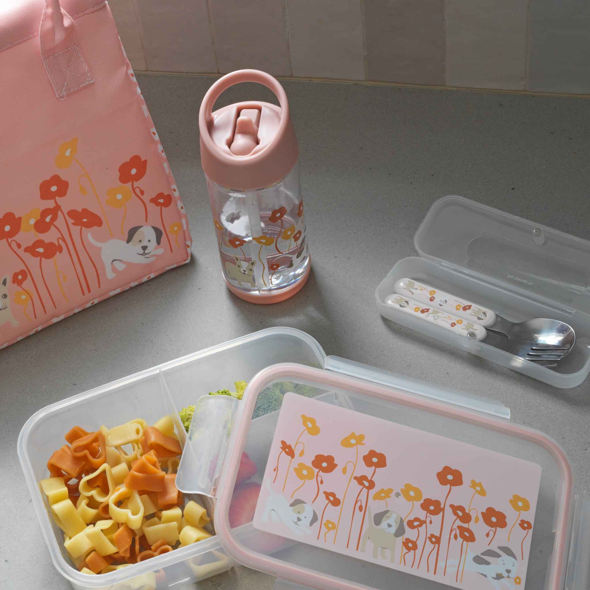 Silverware Set (Puppies & Poppies)