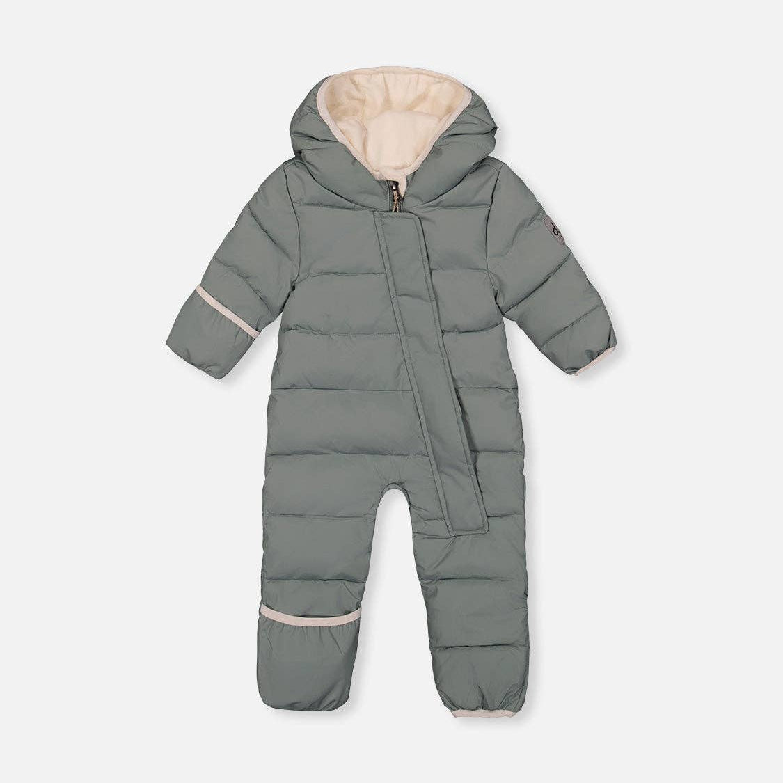 Baby Cloud One Piece Snowsuit (Sage Green)