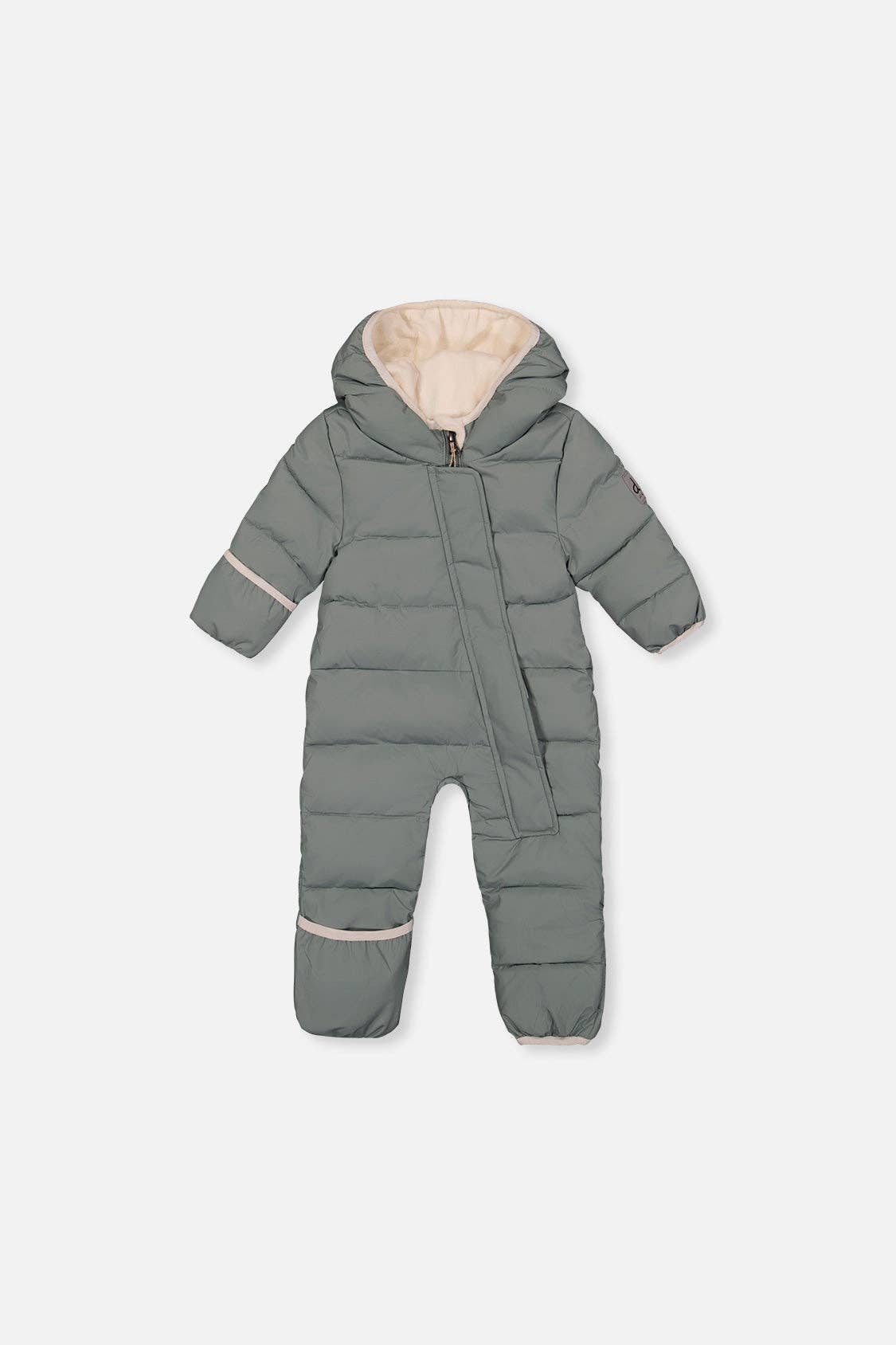 Baby Cloud One Piece Snowsuit (Sage Green)