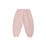 Knit Pant Brick Birds Eye