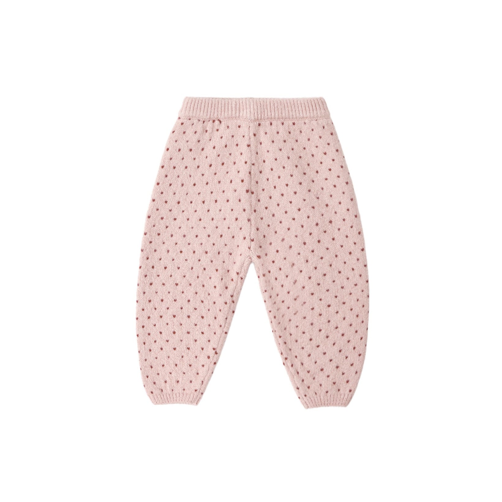 Knit Pant Brick Birds Eye