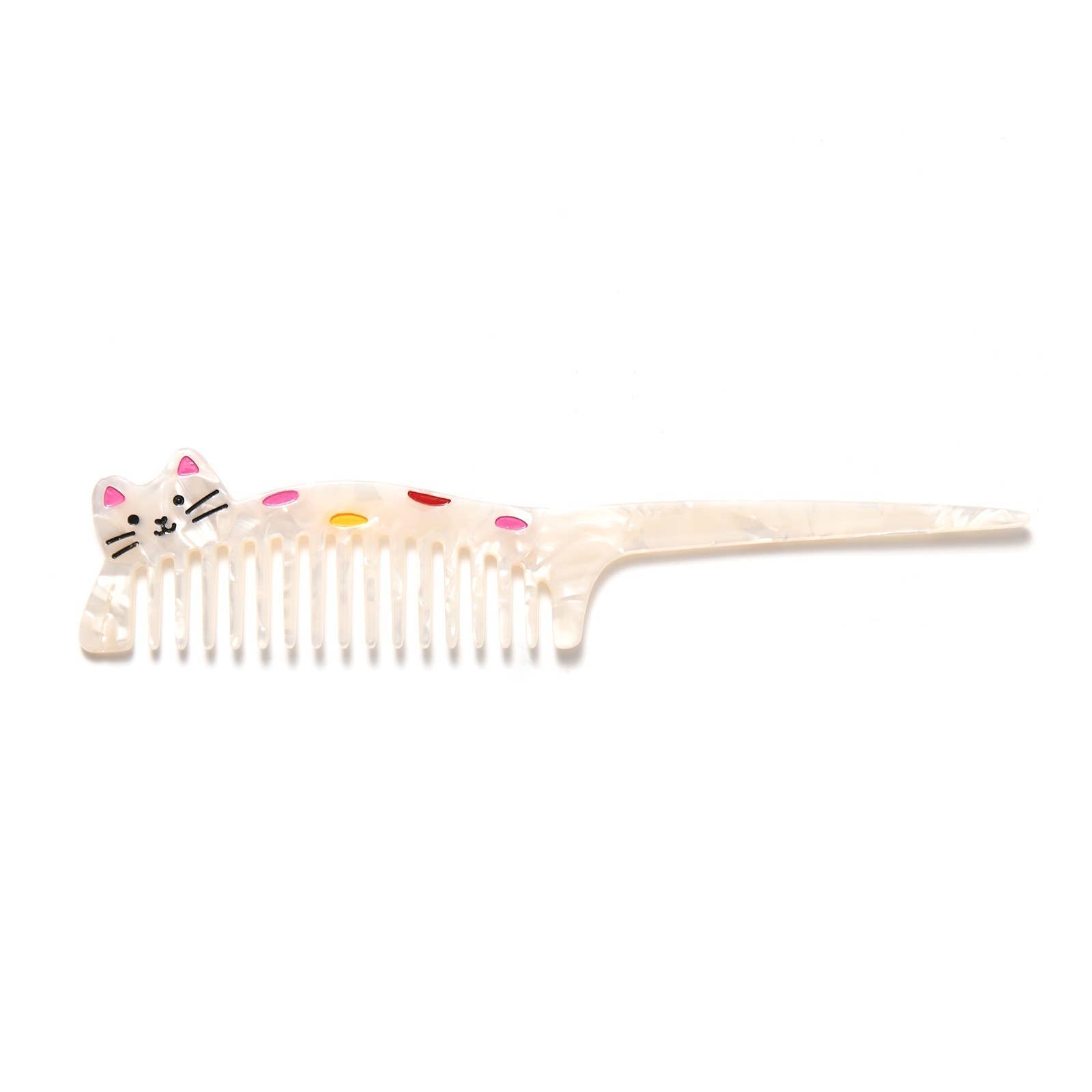 Animal Hair Comb (White Cat)