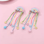 Hair Clip Set (Rainbow Ribbons)