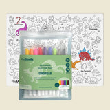 DinoRoar Reusable Color-In Activity Mat