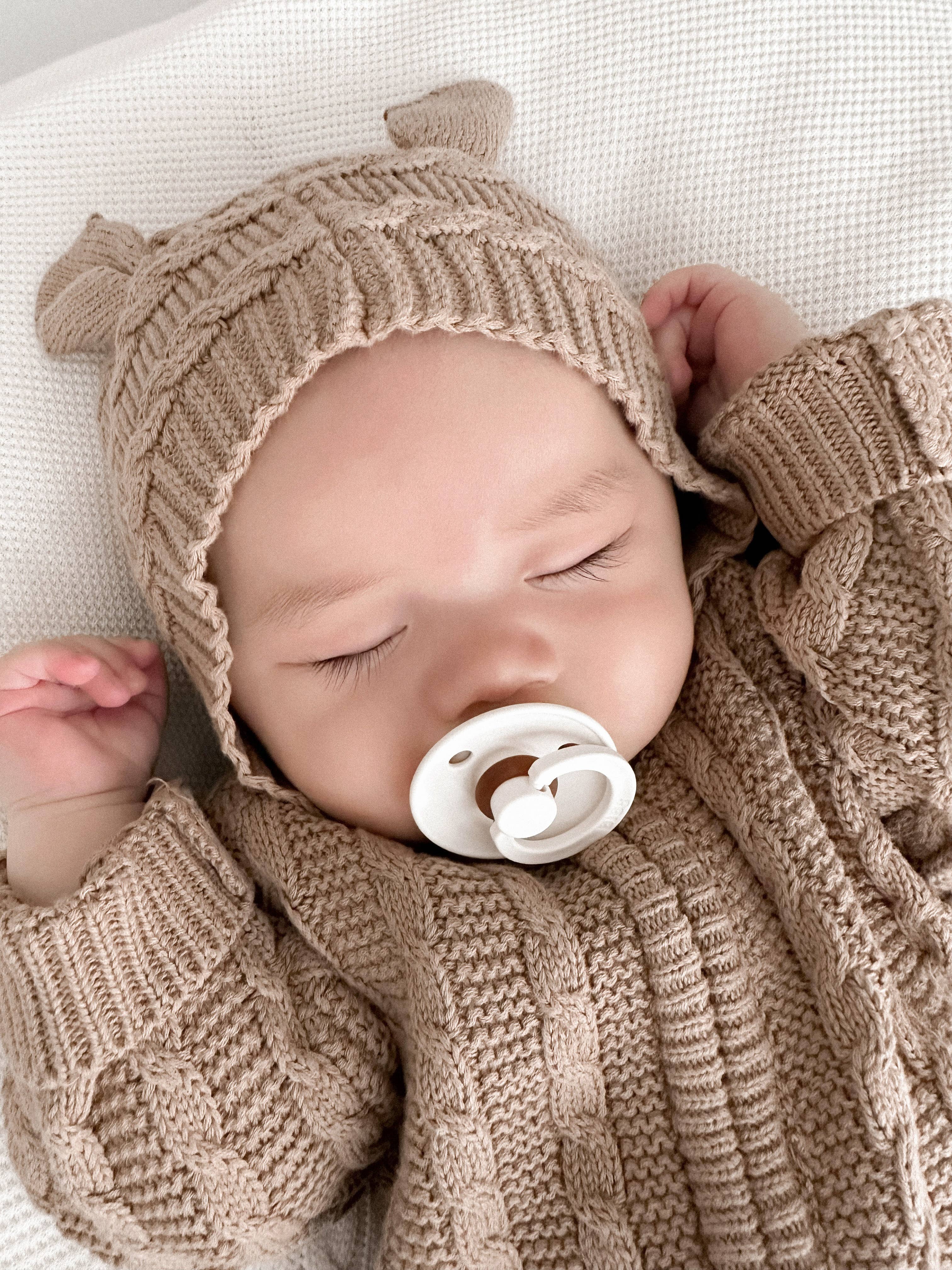 Baby Bear Jumpsuit (Acorn)