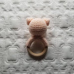 Pig Crochet Rattle (Pink)