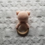 Pig Crochet Rattle (Pink)