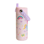 18oz Fidget Handle Stainless Bottle (Unicorn Rainbow)