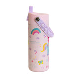 18oz Fidget Handle Stainless Bottle (Unicorn Rainbow)