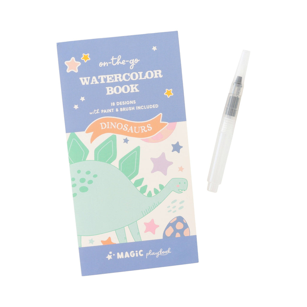 Watercolor Book for Kids (Dinosaur)