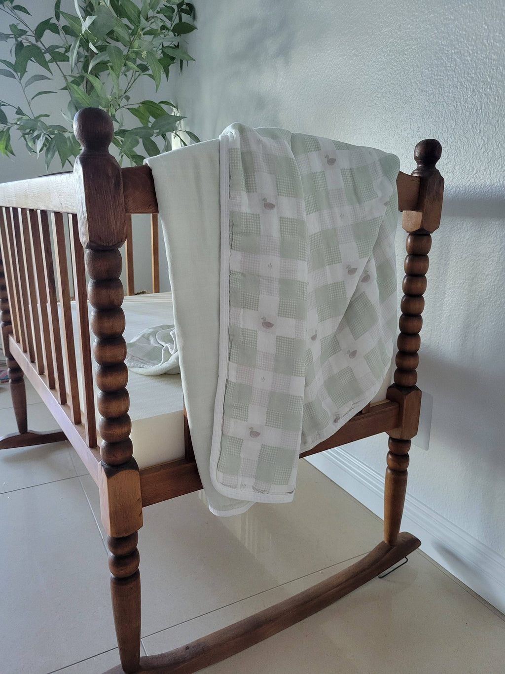 Quilted Gauze Blanket (Little Mallard Duck)