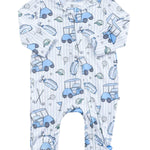 Zipper Footie (Caddie Crew Blue)