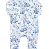 Zipper Footie (Caddie Crew Blue)