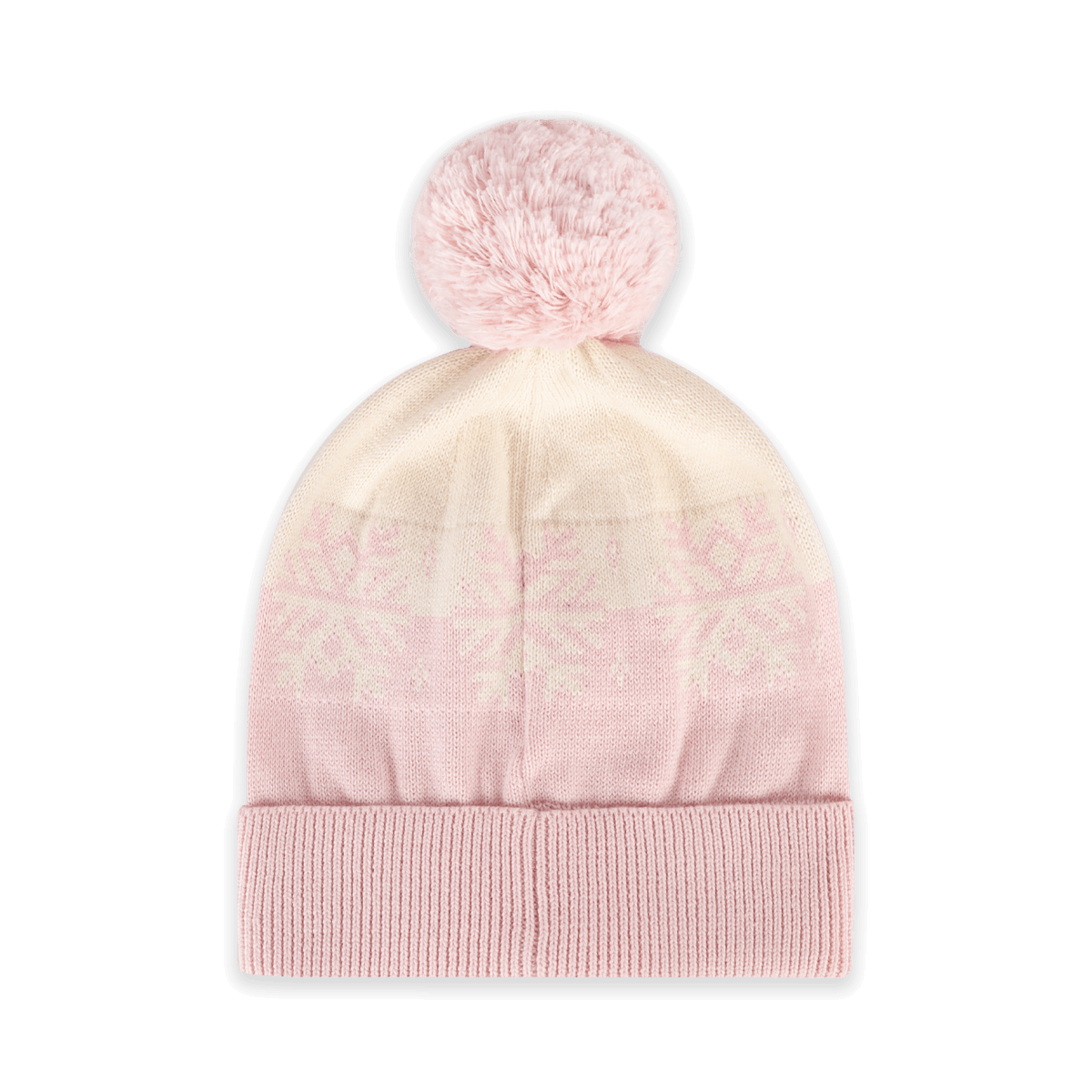 Ski Day Knit Beanie Hat (Sweet Pink)