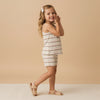 Organic Tank Top & Shorts Set (Terra Stripes)