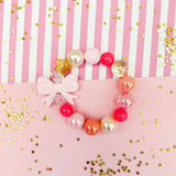 Charm Bracelet (Pink Bow)
