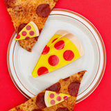 Alligator Hair Clip Set (Pizza)