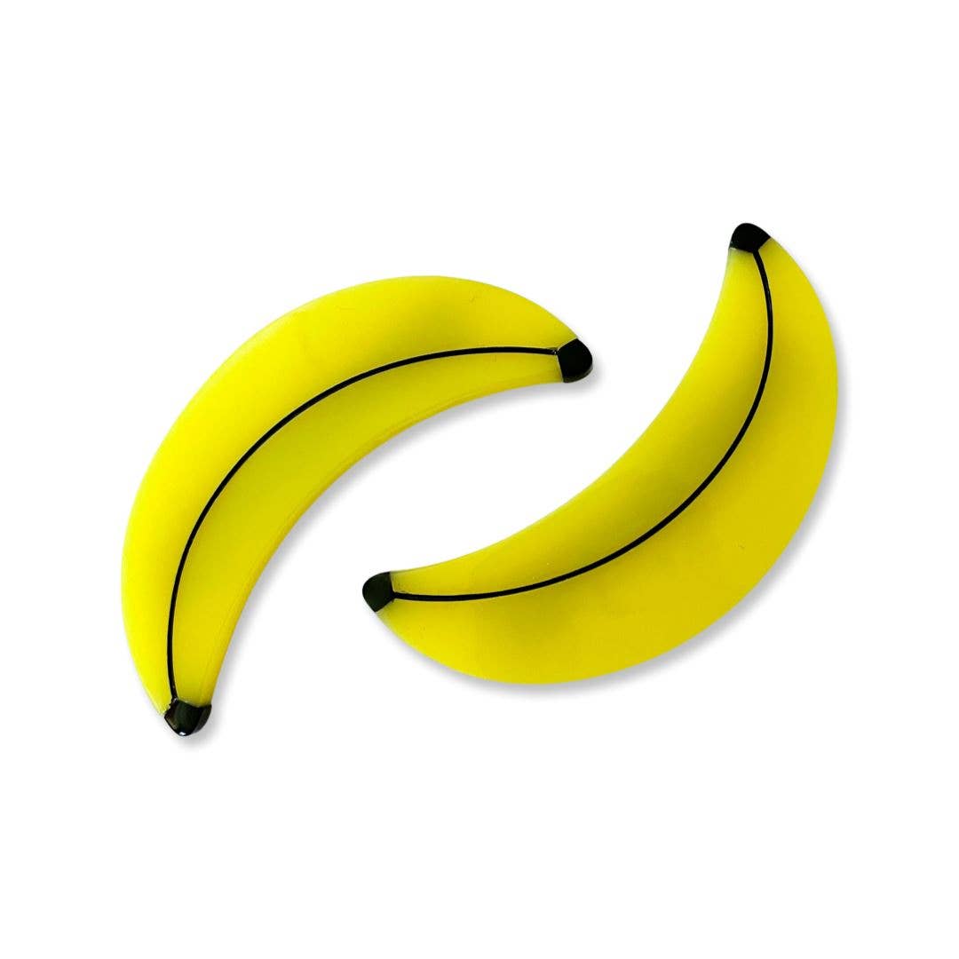 Alligator Hair Clip Set (Banana)