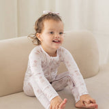 Zipper Pajamas (Pups & Bows)